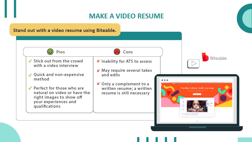 Resources to build your resume_Video