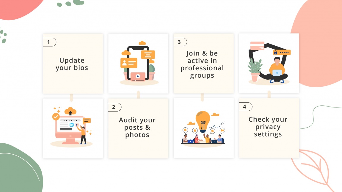 4 job search tips when you're still in school_Clean up social media