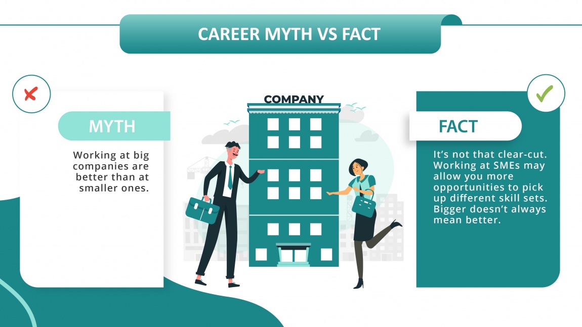 Common career myths and facts_I only apply to big companies