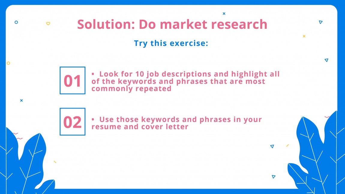 Why you are having trouble landing a job_Market research