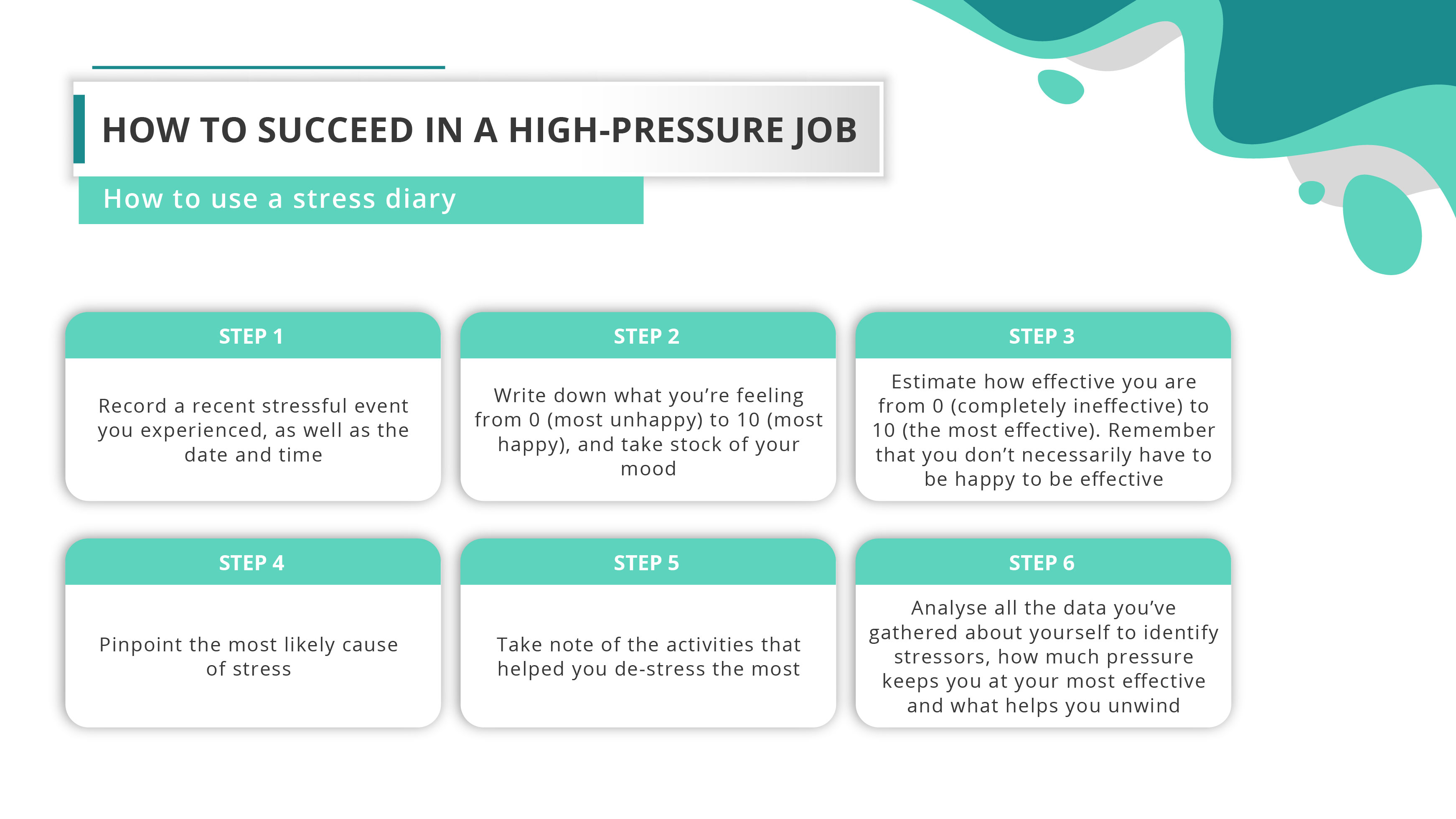 How to Succeed in a High-Pressure Job_02_Stress Diary