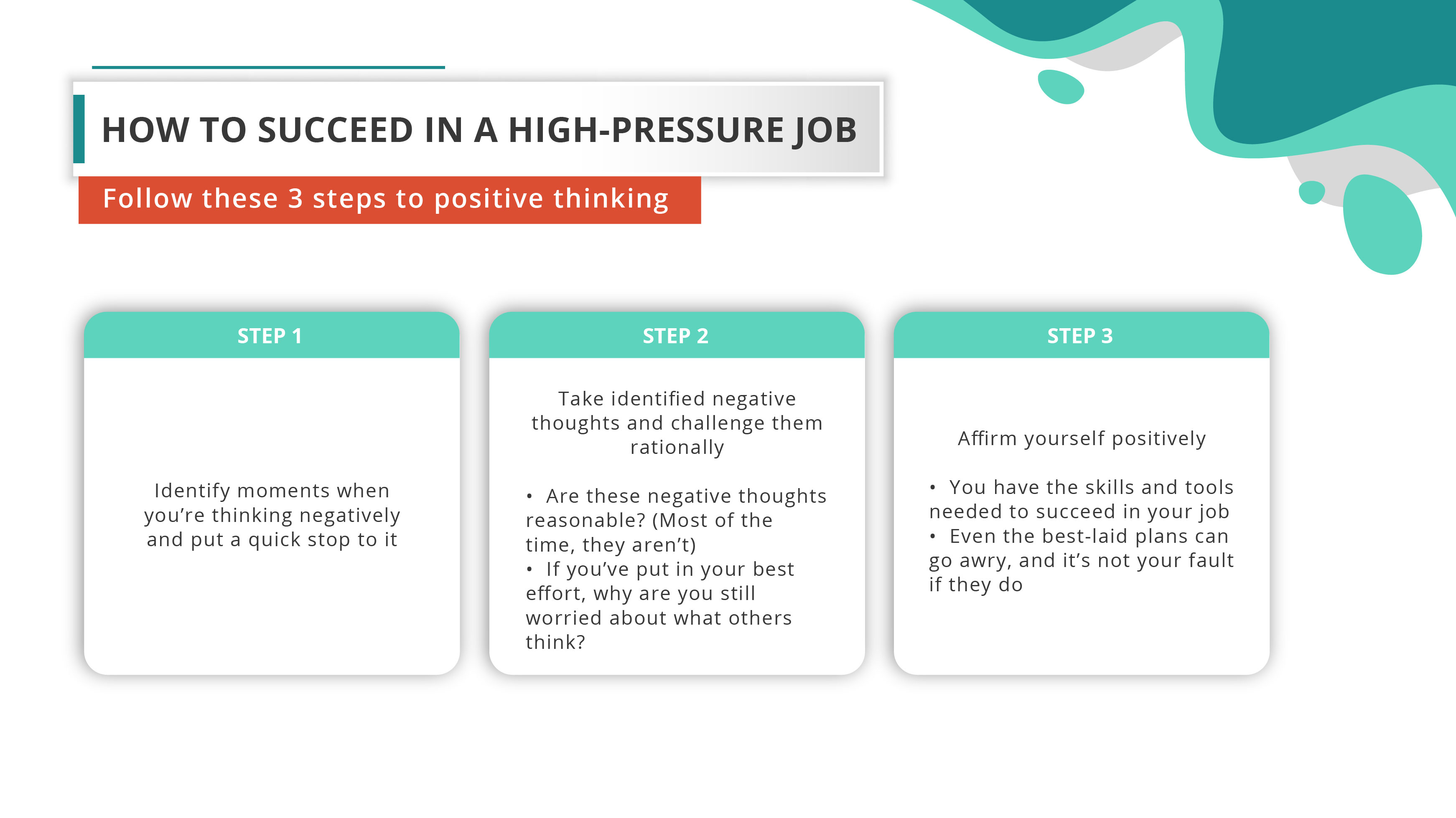 How to Succeed in a High-Pressure Job_04_Positive Thinking