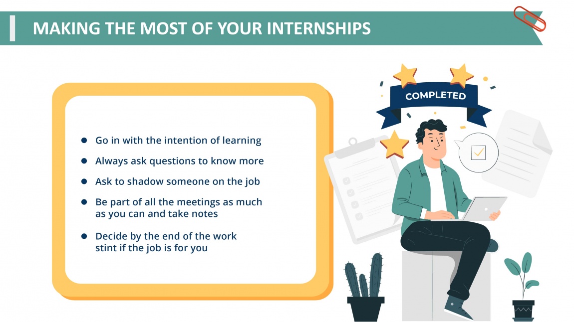 Set your career goals_Making the most of your internships
